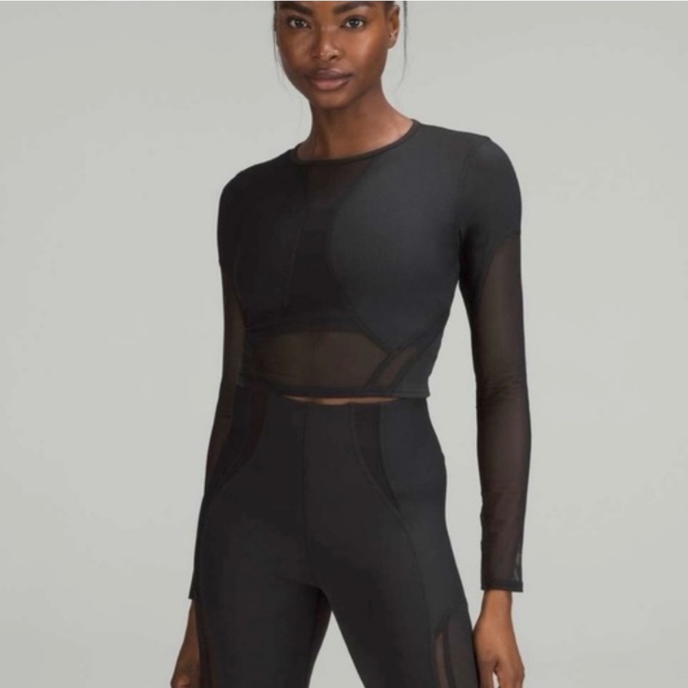 LULULEMON Mesh Panelled
Training Long Sleeve Shirt